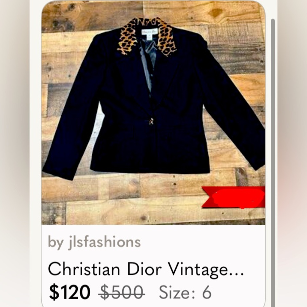 Christian Dior Vintage Blazer